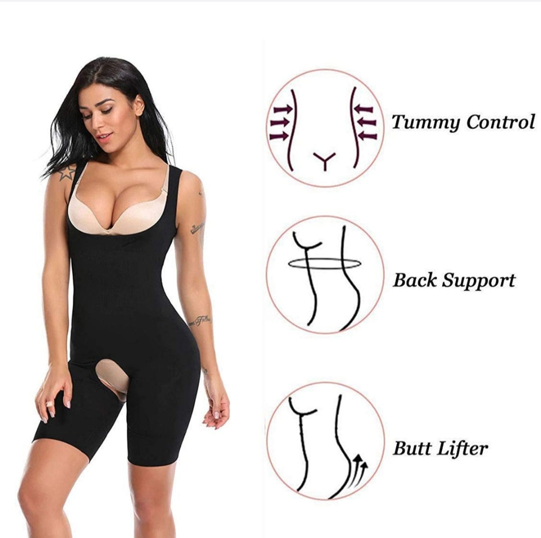 Women Shaper Full Body Shapewear for Regular and Daily Use Shapewer - Black - XL-2XL